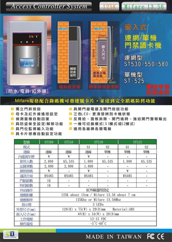 嵌入式讀卡機ST-530